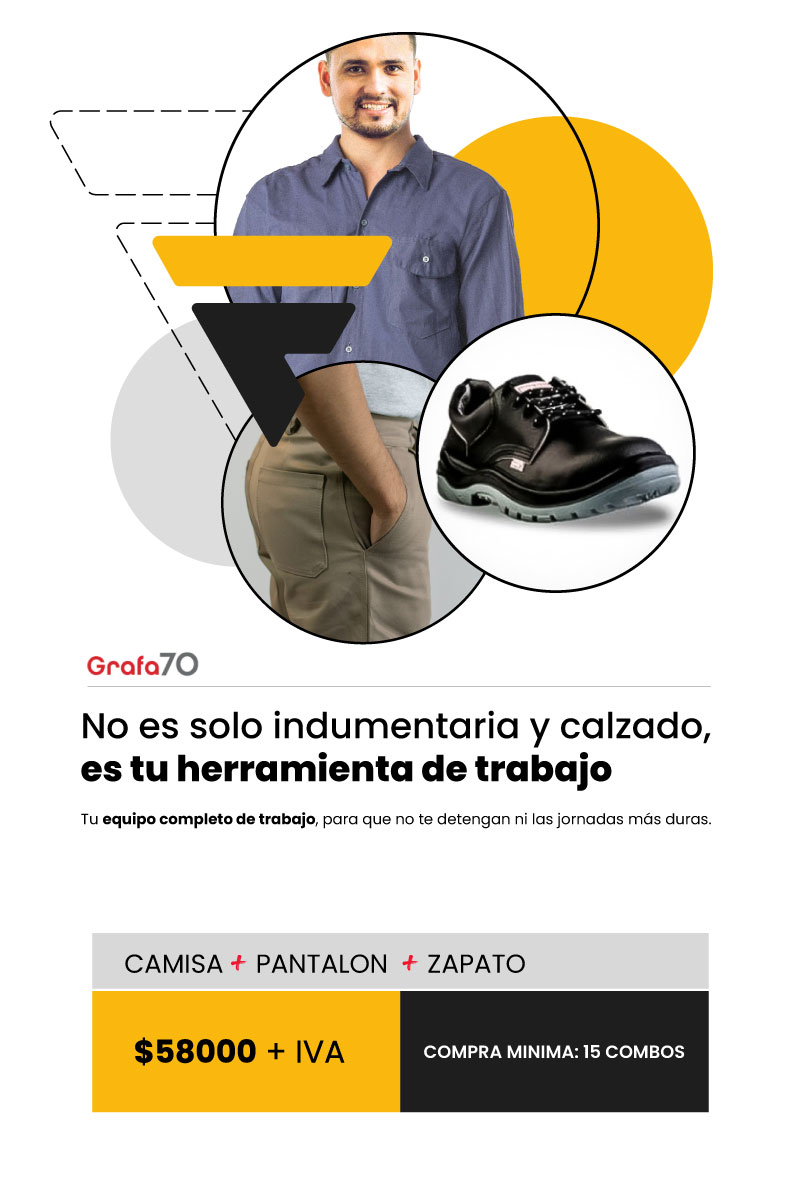 Fervimax Promo Grafa 70 Calzado + Camisa + Pantalón